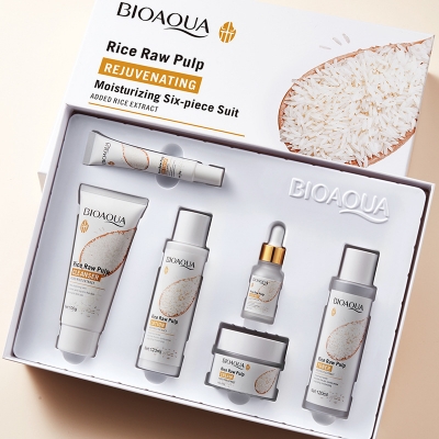 Picture of BIOAQUA Rice Raw Pulp Skin Care Rejuvenating Set