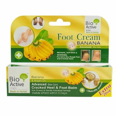 Picture of BIO ACTIVE BANANA & ARGAN OIL CRACKED HEEL & FOOT BALM 30ML