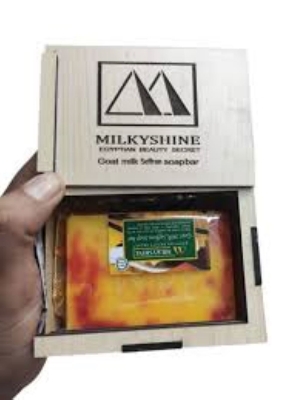 Picture of Milkyshine Beauty Secret Saffron Goat Milk Soap Bar