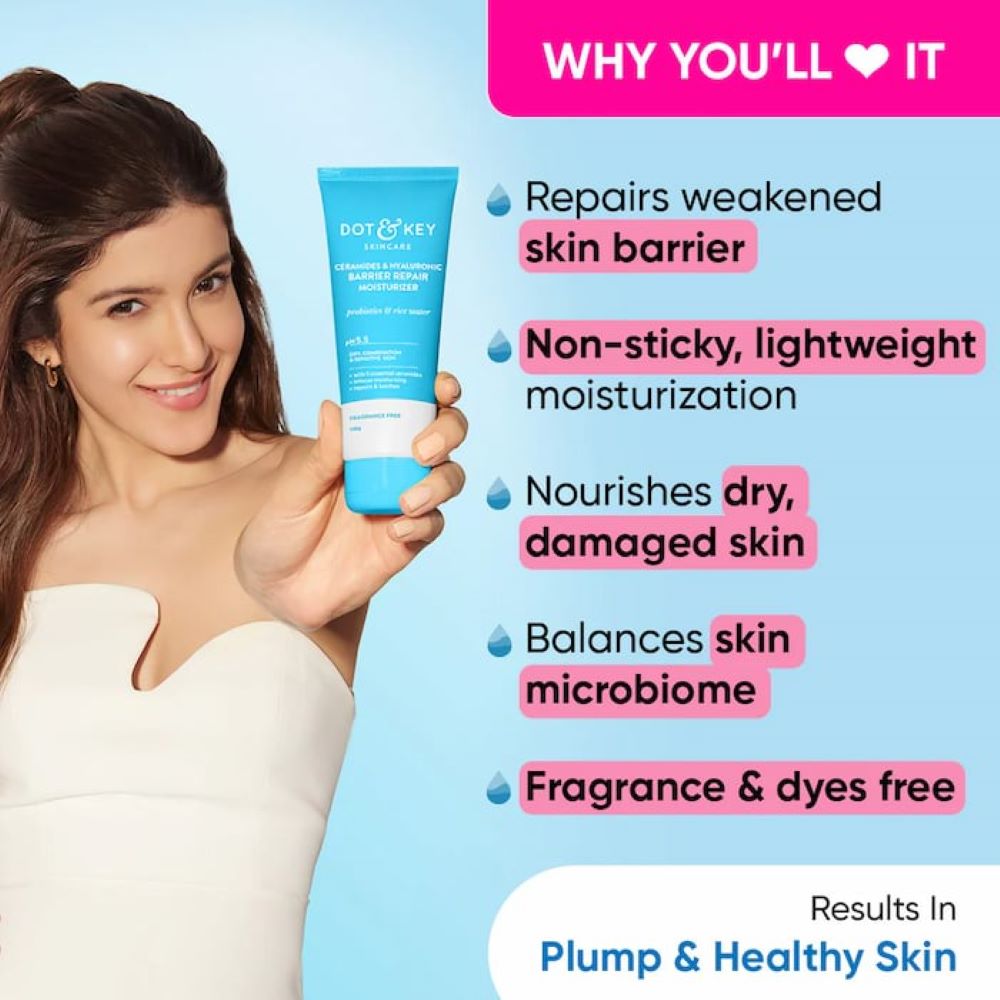 Picture of Dot & Key Ceramides & Hyaluronic Skin Barrier Repair+ Face Cream - pH 5.5 100g