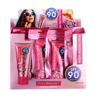 Picture of Kiss Beauty High Protection Sunscreen Cream SPF 90 PA+++ 60 ml