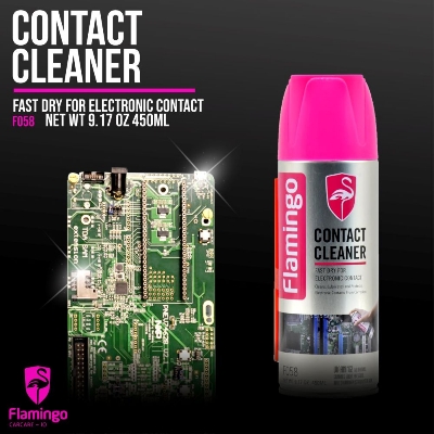 Picture of Flamin..go Contact Cleaner - 450ml, Computer, Mobile & Extension Board Cleaning - Tools, DIY & Outdoor- Delights