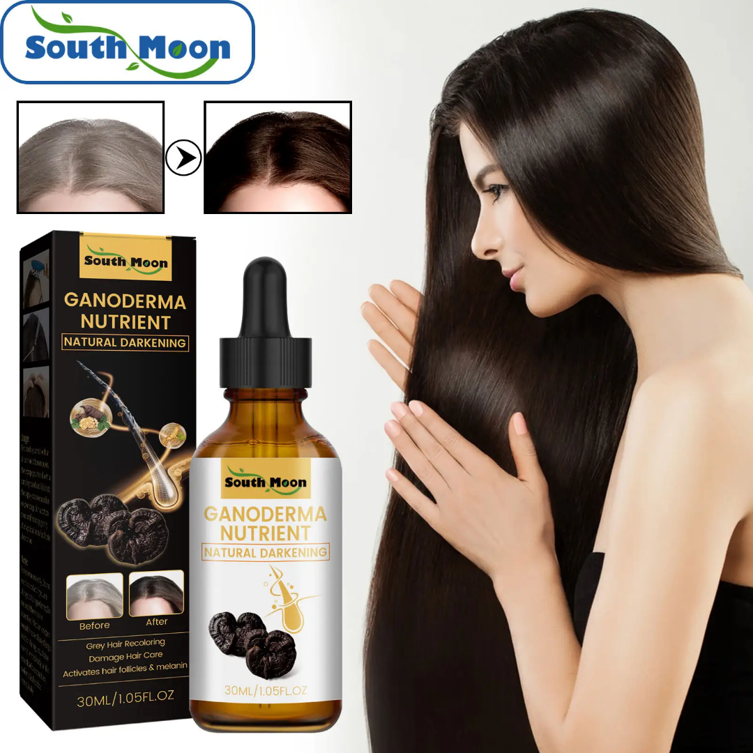 Picture of South Moon Ganoderma Nutrient - Natural Darkening Hair Serum (30ml / 1.05 fl oz)