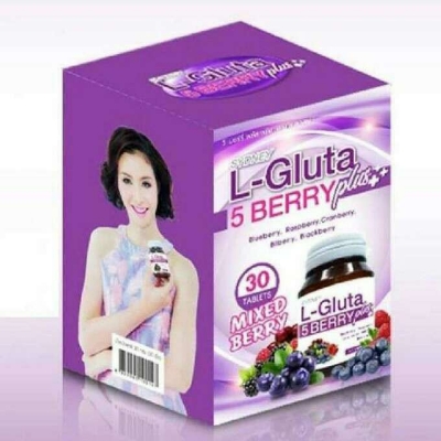 Picture of L-Gluta 5 Berry Plus Whitening Vitamins Tablets