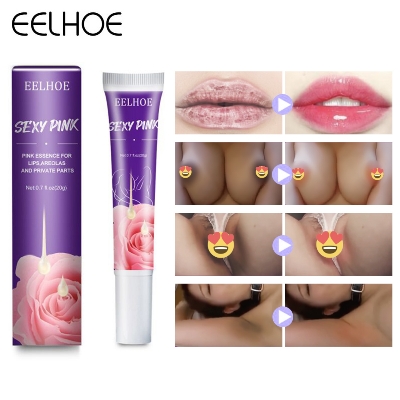 Picture of EELHOE sexy pink serum niacinamide lip areola private part whitening joints melanin removing skin care essence for women