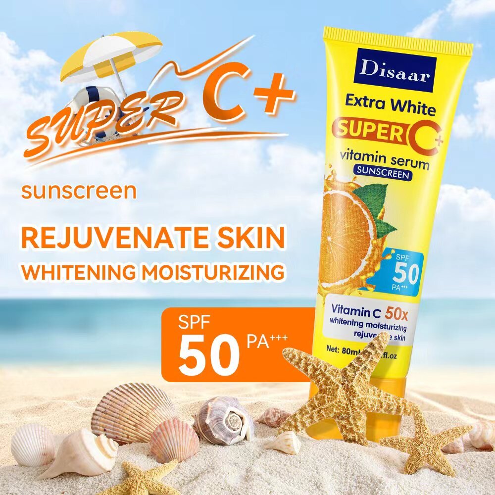 Picture of Disaar Extra White Super C+ Vitamin C Serum Sunscreen 80ml