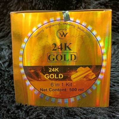 Picture of 24k gold facial kit 6 in 1 Rainbow