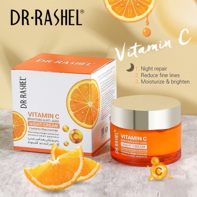 Picture of International PRC product Skin care DR.Ra..shel Vitamin C Night cream used for male/female - 50 gm