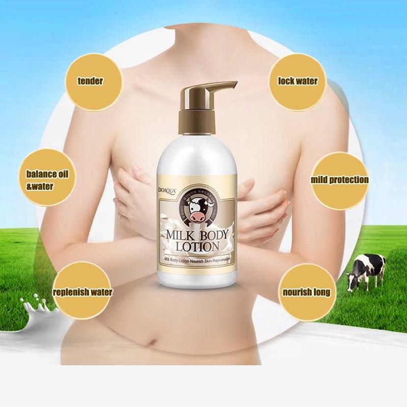 Picture of BIOAQUA Milk Body Lotion Nourishes The Skin Hydrating Oil-Control Chamfer To Soothe The Skin-250ml