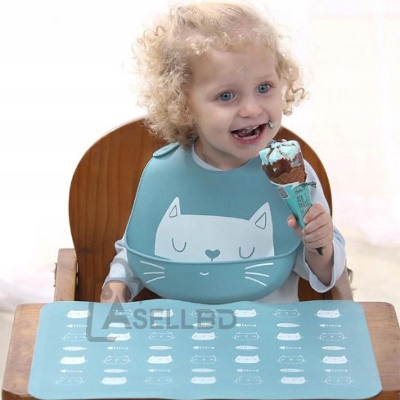 Picture of Silicone Baby Bibs - Waterproof Bib Gift Set - Multicolor