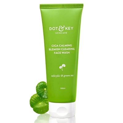 Picture of Dot & Key Cica Face Wash For Acne Prone Skin, 2% Salicylic Acid Face Wash With Green Tea-100 Ml
