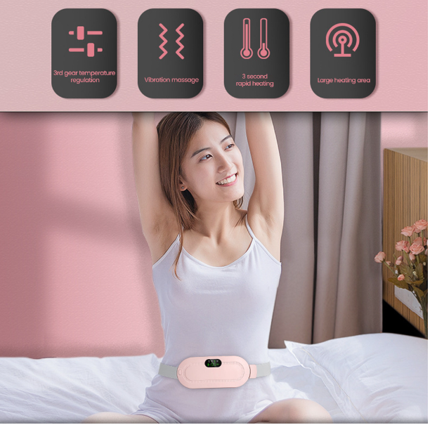 Picture of Heating pad for Period Cramps & Vibration sliming Massage belt