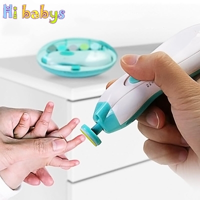 Picture of Electric Nail Trimmer for Baby Newborn Nail Trimmer Manicure Kit For Baby Baby Nail Trimmer Nail Care High Quality Baby Nail Trimmer Baby Care Set Electric Manicure Set 