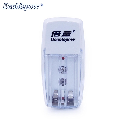Picture of Doublepow DP-D01 Multifunction Battery Charger for 1.2V AA/AAA & Rechargeable 9V Ni-MH/Ni-Cd Battery (No Full Charge Indication) - 1 Piece ( White )