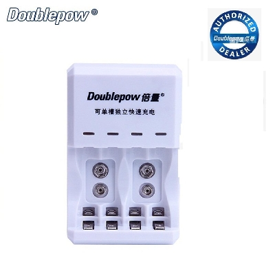 Picture of Doublepow D03 Standard Battery Charger for 1.2V  AA/AAA Size & Rechargeable 9V Ni-MH/Ni-Cd Battery (No Full Charge Indication Facility) - 1 Piece ( White )