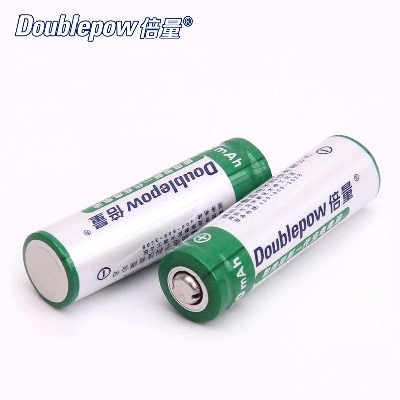 Picture of Doublepow 10440 3.7V 350mAh AAA Size Rechargeable Lithium ion Battery (Point Top) - 2 Pieces (No battery Charger included) ( Green )