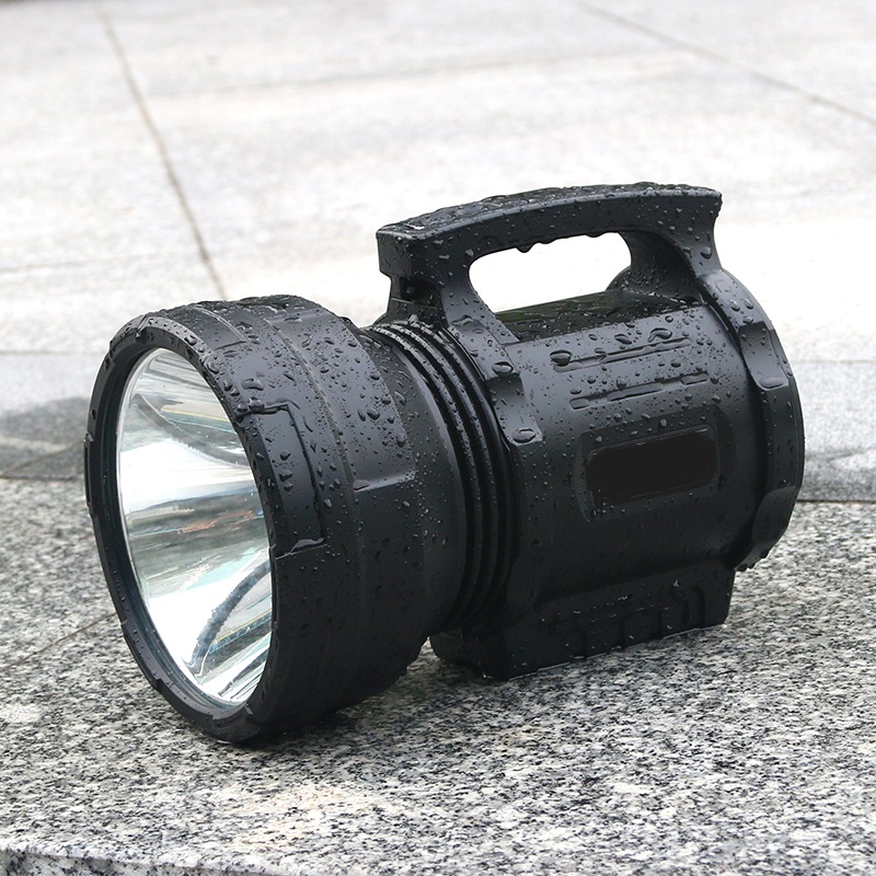 Picture of Sunford SF-8830HD Rechargeable Searchlight Flashlight with 30W High Power LED Bulb - 1 Piece ( Black & RED )