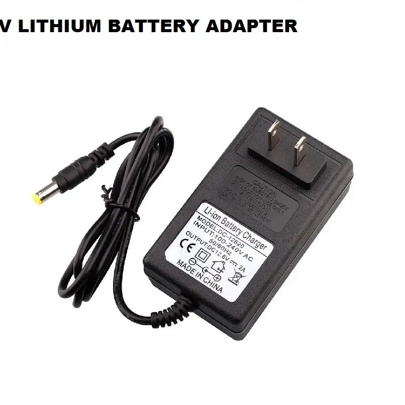 12.6V 2A Power Supply Adapter – Replacement Charger For Lithium-Ion Batteries