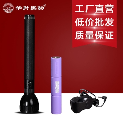 Picture of WASING WFL-H3 Rechargeable LED Flashlight with 3-light-mode Designed with Over-charging & Over-releasing Protector, Rain-proof, Water resistant - 1 Piece ( Black )