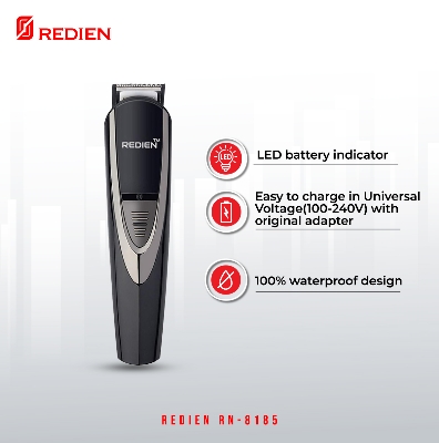 Picture of REDIEN RN-8197 13in1 Waterproof Rechargeable Smart Trimmer with LED Display - 1 piece ( Black )