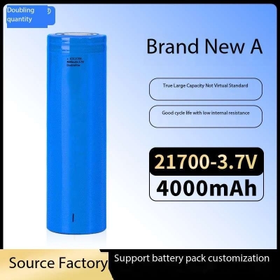 Picture of Doublepow 21700 3.7V 4000mAh (Flat Top) Rechargeable Lithium-ion Battery for Electro-device and PV - 1 Piece ( Blue )