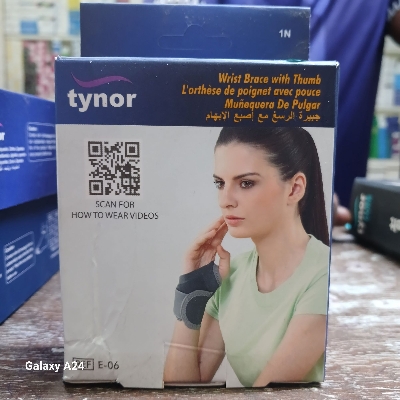Picture of Tynor Wrist Brace with Thumb Stabilizer with Adjustable Wrist Suppor