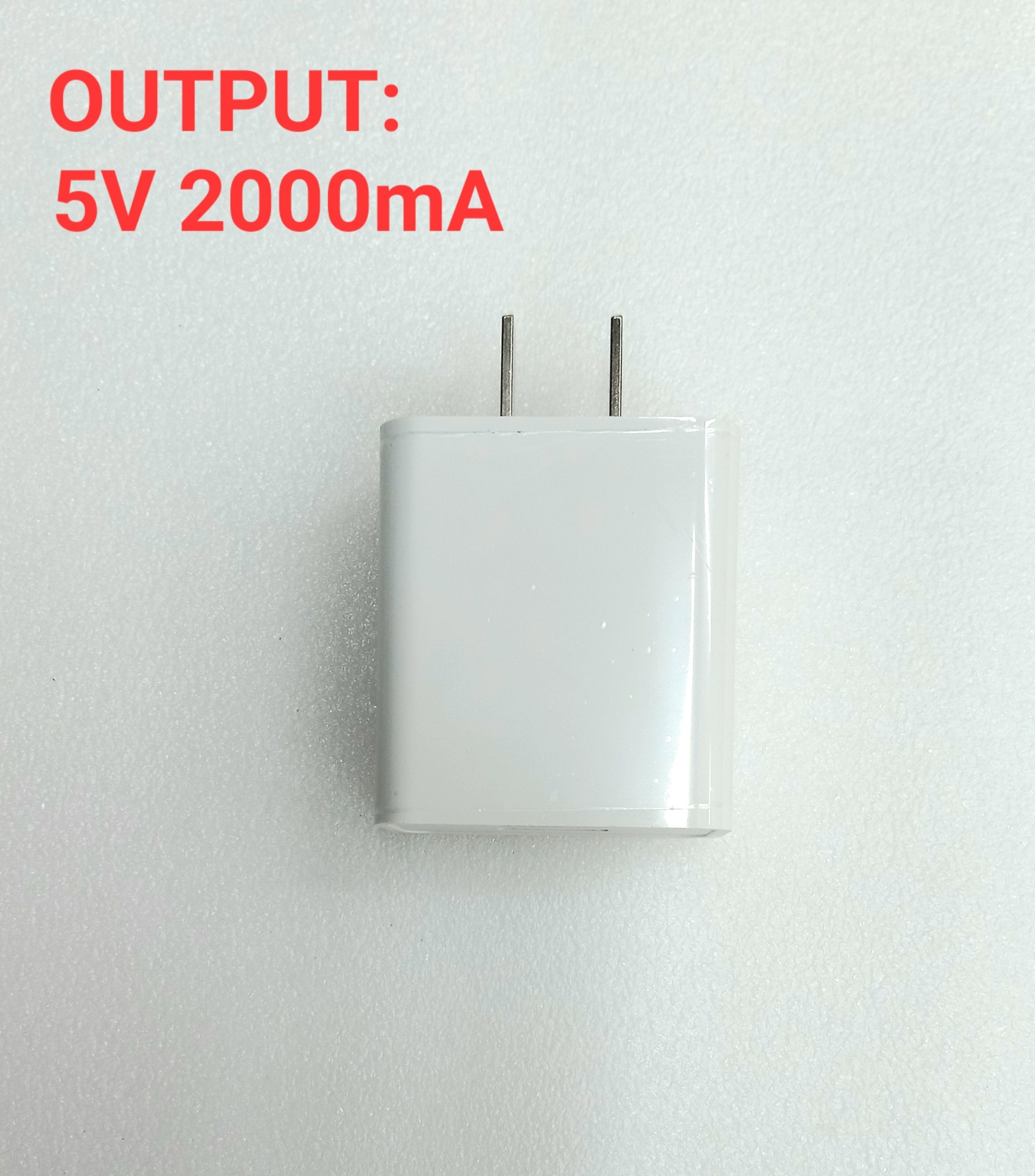 Picture of Portable 2 Ports 5V 2A Output USB Wall/Travel Adapter Mobile Phone Charging Station - 1 Piece ( White )