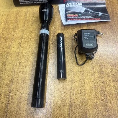 Picture of REEON RN103 Rechargeable Torch Light - 1 Piece ( Black )
