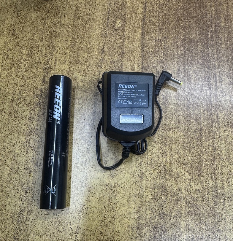 Picture of REEON RN103 Rechargeable Torch Light - 1 Piece ( Black )