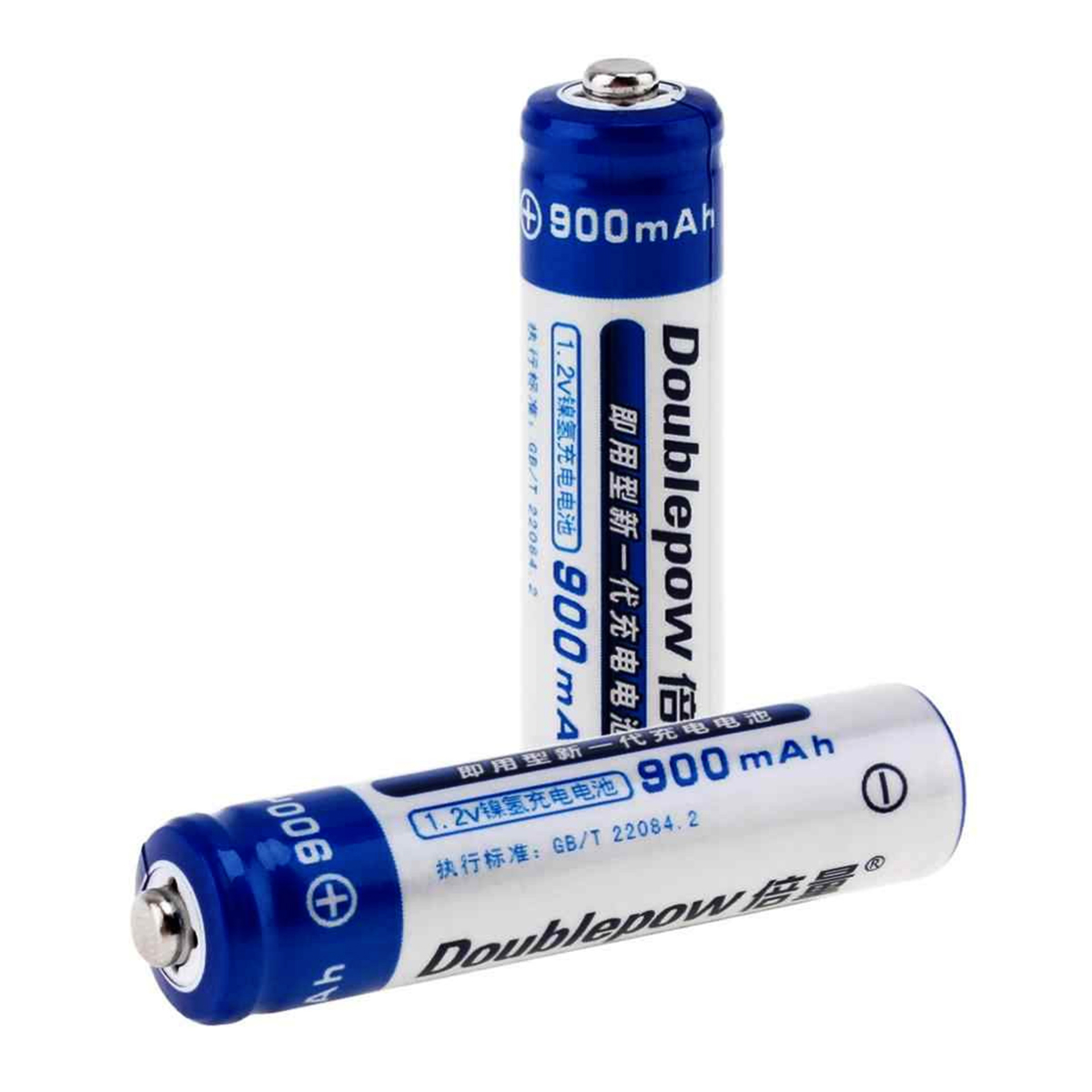 Picture of Doublepow AAA (R03) Size 1.2V 900mAh Rechargeable Battery - 4 Pieces (No Battery Charger Included) ( Blue )
