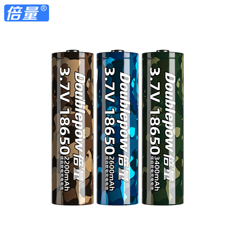 Picture of Doublepow 18650 3.7V 2600mAh Lithium ion Battery - Battery for Reliable Rechargeable Power Premium Battery (Flat Top) - 1 Piece ( Multicolor )