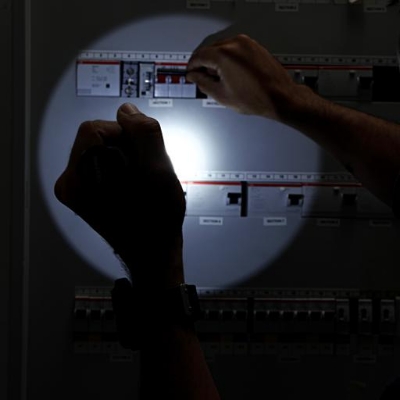 Picture of Sunford Original SF-440WP Waterproof Rechargeable Mini Pocket Size LED Flashlight - 6 Inch Long Portable Hyper Bright 3W CREE LED Torch Light | 1.5 Hours Working* with 200m* Distance Range - 1 Piece ( Black )