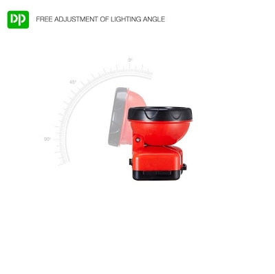 Picture of DP-744C Rechargeable 800mAh Battery LED Head Light, Torch LED Head Lamp, Head Torch Light with Elastic Belt - 1 Piece ( Red )