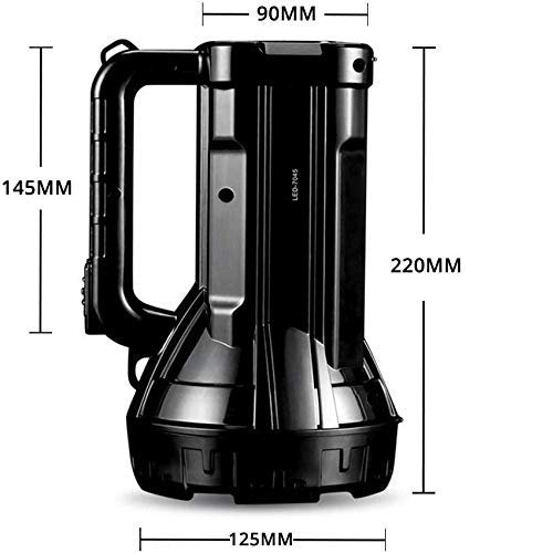 Picture of Outdoor rechargeable LED search light DP-7045B - 1 Piece ( Black )