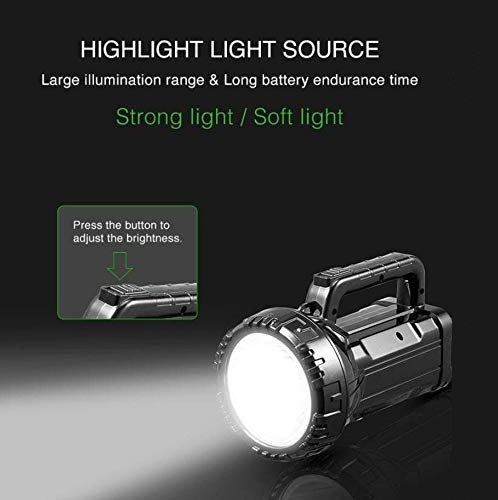 Picture of Outdoor rechargeable LED search light DP-7045B - 1 Piece ( Black )