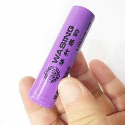 Picture of WASING 18650 3.7V 2300mAh High Capacity Rechargeable Lithium-ion Battery (Point Top) -  1 piece ( Purple )