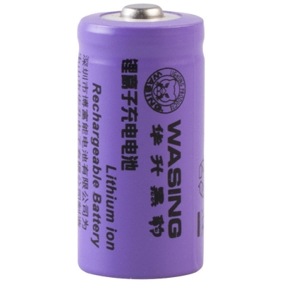 Picture of 18500 3.7V 1400mAh WASING Rechargeable Lithium ion Battery (Point Top) -1 piece ( Violet )