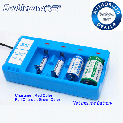 Picture of Doublepow DP K55 Intelligent 4-Slot Fast Charger For 1.2V AA/AAA/C/D  Ni-MH/Ni-Cd Batteries With Full Charge Indicator - 1 Piece ( Blue )