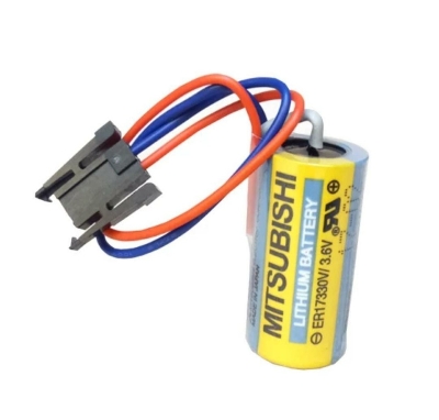 Picture of Mitsubishi CR17330 / A6BAT 3.6V 1700mAh 2-Pin Non-rechargeable Battery -  1 Piece ( Multicolor )