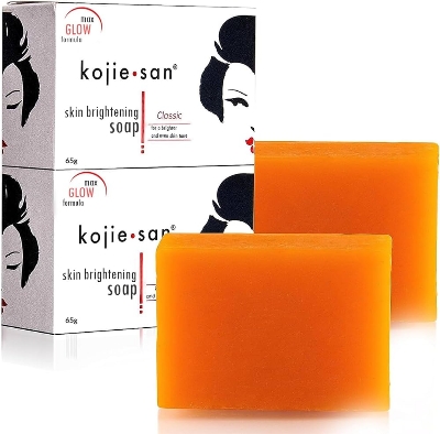 Picture of Kojie San Skin and Body Soap – Original Kojic Acid, Dark Spot Remover Soap Bar with Coconut & Tea Tree Oil – 65g