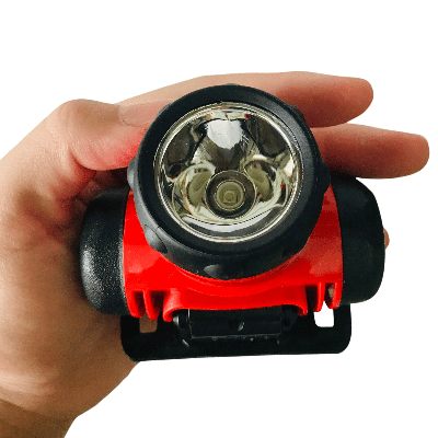 Picture of WASING Black Panther Series BP-618 Lightweight Lithium-ion Battery Headlamp - 1 Piece ( Orange )