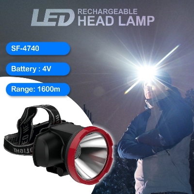 Picture of Sunford LED Head Lamp or Head Light SF-4740 - 1 Piece ( Black )