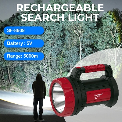 Picture of Sunford SF-8809 High Powered LED Search Light For Outdoor Use - 1 Piece ( Multicolor )