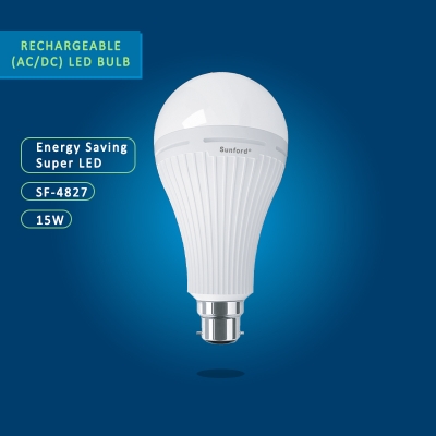 Picture of Rechargeable AC DC Light LED Bulb SF-4827-15W AC/DC - 1 Piece ( White )