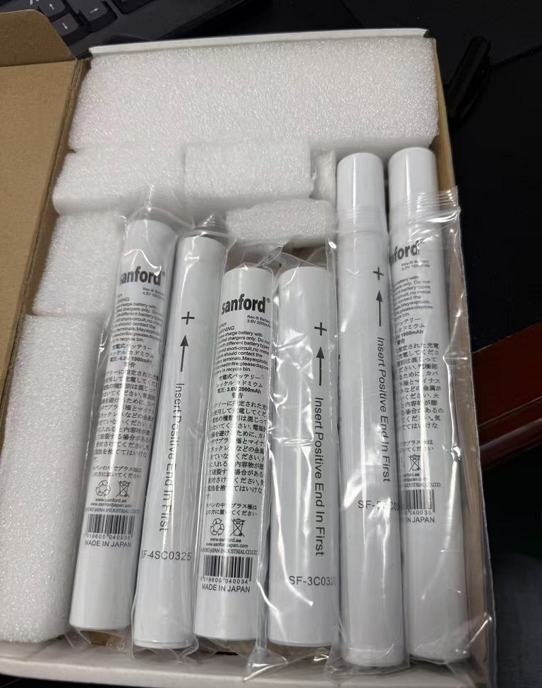 Picture of sanford 5SC Size 6V 1900mAh (1pc) Rechargeable Nickel Cadmium (Ni-Cd) Battery for Torchlight / Flashlight - 1 Piece ( White )