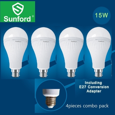 Picture of Rechargeable AC DC Light LED Bulb SF-4827-15W AC/DC - 4 Pieces ( White )