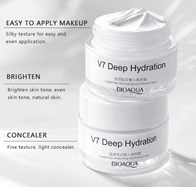 Picture of BIOAQUA V7 Deep Hydrating Crystal Clear Moisturizing Lazy Makeup Cream- 50g