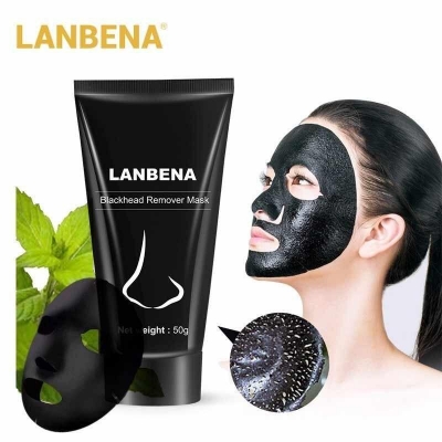Picture of LANBENA Blackhead Remover Nose Black Mask Face Care Mud Acne Treatment Peel off Mask Pore Strip Skin Care Peel Mask