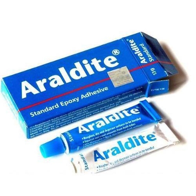 Picture of Araldite Standard Epoxy Adhesive 13gm Standard Araldite Epoxy Glue Use For Plastic, Rubber, Ceramic, Wood, Glass, Metal, Concrete