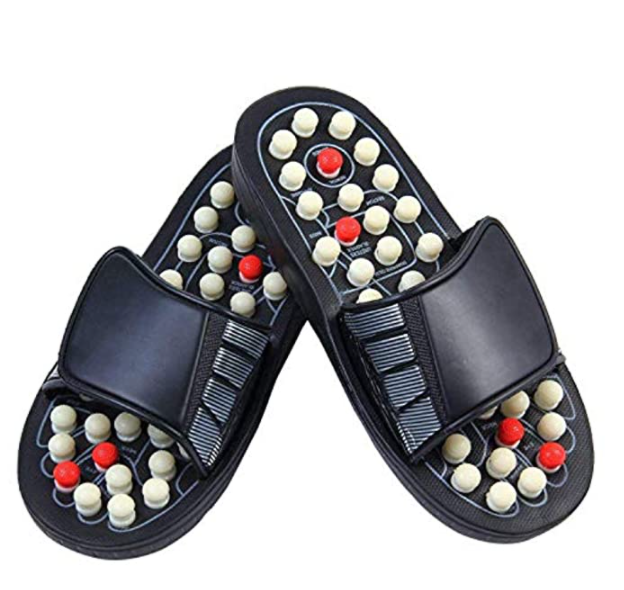 Picture of Men's and Women's Acupressure Massage Slippers Leg Foot Massager